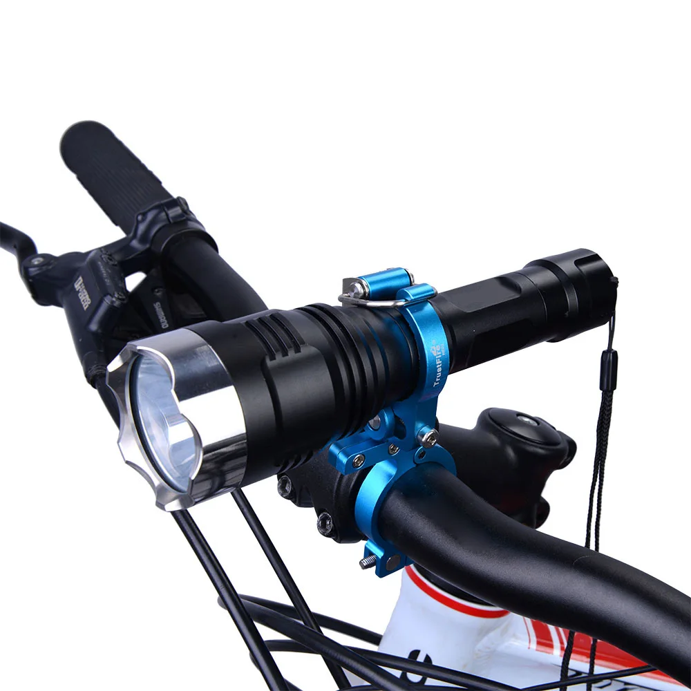 Top Trustfire Mountain Road Bicycle MTB Bike Bicycle Light Torch Flashlight Handle Bar Handlebar Clip Mount Bracket Multifunctional 10