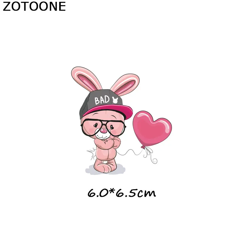 Термоклейкие нашивки ZOTOONE для одежды набор милых мультяшных животных футболка