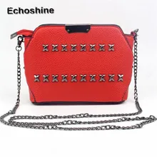 2016 new brand and high quality Women Fashion Rivet Handbag Shoulder Bag Large Tote Ladies Purse