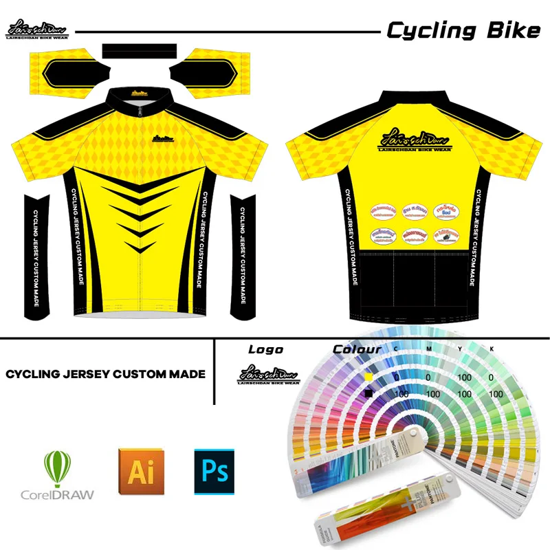 

LairschDan Custom made Cycling Jersey You Can make your own name/logo/color/pattern personality bike team wear downhill shirt