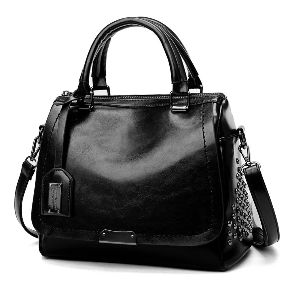 Сумка женская кожаная сумка большая женская повседневная сумка с заклепками сумка через плечо сумка-мессенджер роскошные сумки женские сумки 30