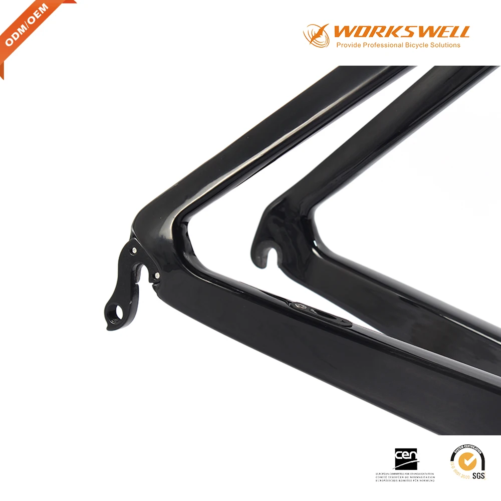 Flash Deal New coming super quality guaranted carbon road bicycle frame full carbon racing frame with Di2 5