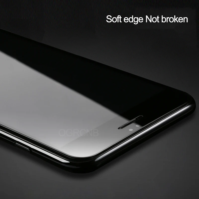 3D полное покрытие для iPhone 6 6s 7 Plus 8 X защита экрана с закругленными краями