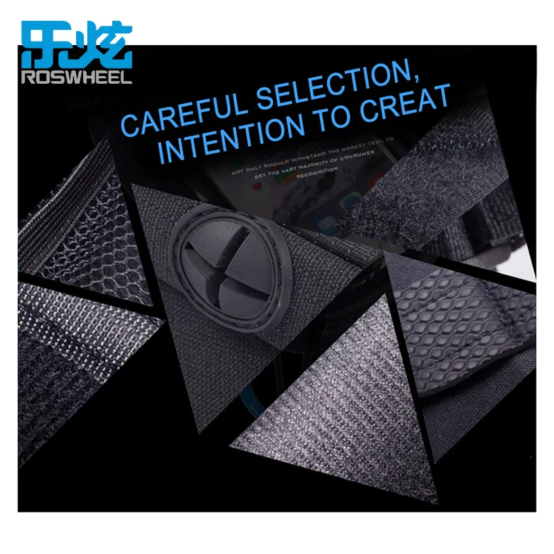 Flash Deal ROSWHEEL bicycle bag front frame top tube bag cycling bags accessories waterproof anti skid BOTTOM UPPER TUBE BAG 3