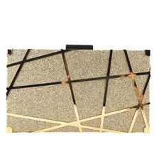 Женская сумочка большого размера, вечерние сумки, новинка, женская сумка на плечо с цепочкой, женская модная Золотая сумочка-клатч, сумка-мессенджер June19