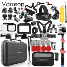 Vamson для экшн-камеры Gopro Аксессуар для go pro hero 7 6 5 черный аксессуары комплект Водонепроницаемый защитный корпус Чехол VS73