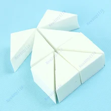 YAS 3 компл./лот красота леди Макияж Косметический треугольник для тонального крема спонж для нанесения пудры Лицевая ГУБКА