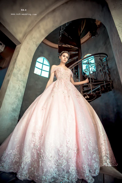 Vintage Kleinfeld Pink Wedding Dress Blush Off The Shoulder Latest Vintage Kleinfeld Pink Wedding Dress Blush Off The Shoulder Latest Gown Designs Women Vestidos De