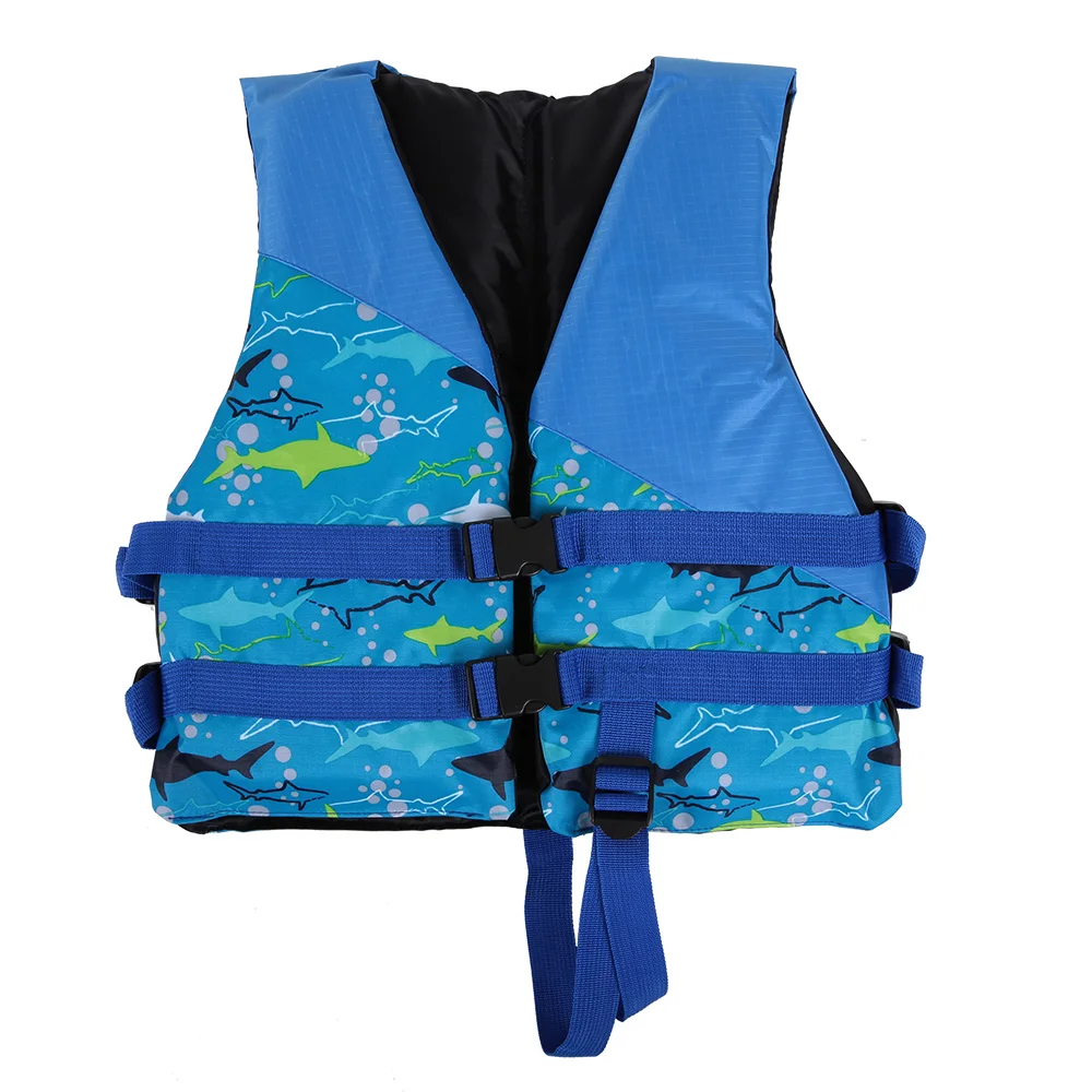 Детская одежда детский спасательный жилет флотации катание на лодках и сёрфинг жилет Костюмы плавательный спасательный жилет безопасности набор для выживания - Цвет: Синий