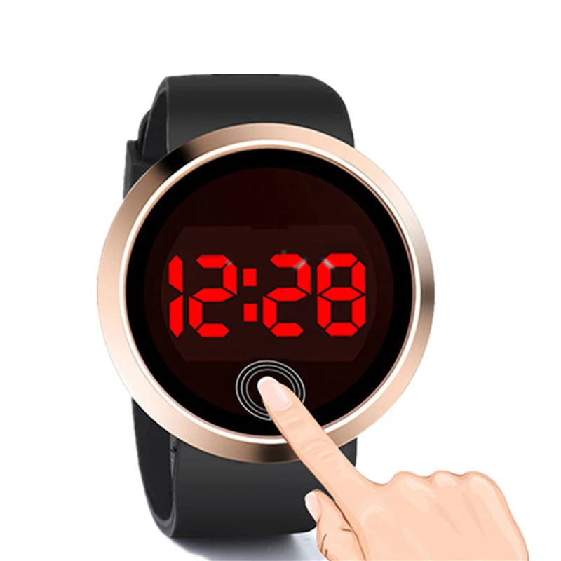 Luxury Digital Watch Electronic Touch Screen Watch Men Women Sport Men's Watch Women's Watches Clock relogio masculino digital uyue 946c electronic hot plate lcd digital display preheating station for pcb smd heating phone lcd touch screen separate
