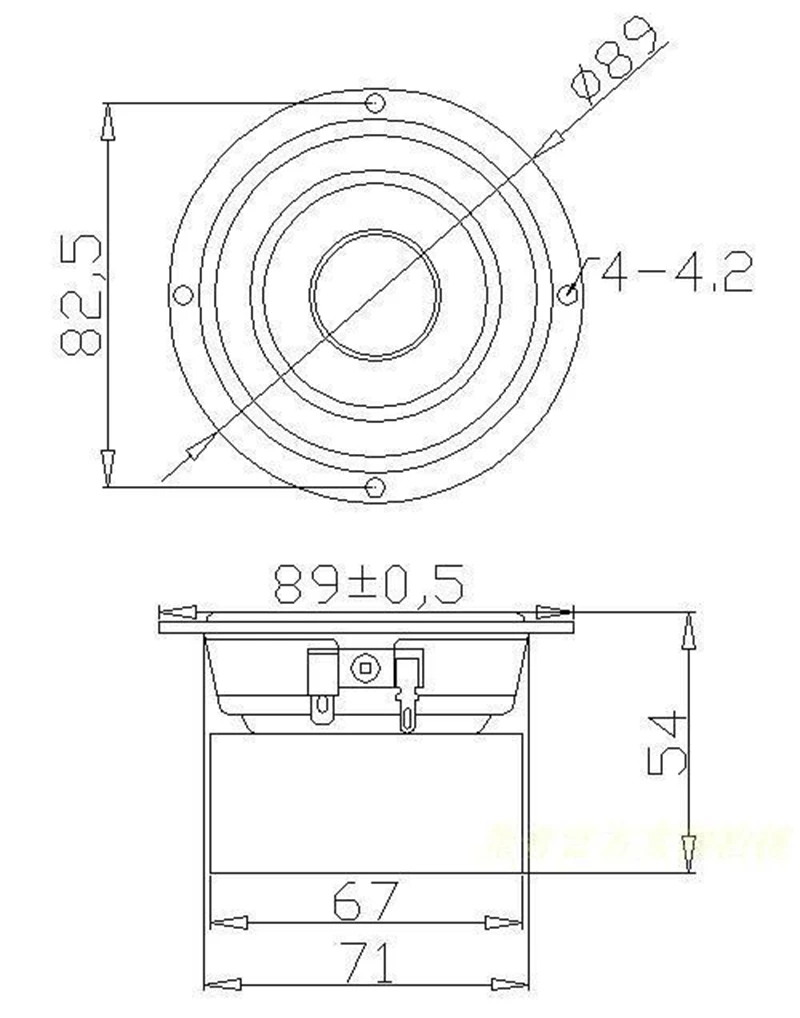 Аудио Labs HiFi ранг 3 ''полный диапазон частоты динамик 3 дюймов блок с твитером Средний бас эффект DIY домашний кинотеатр набор