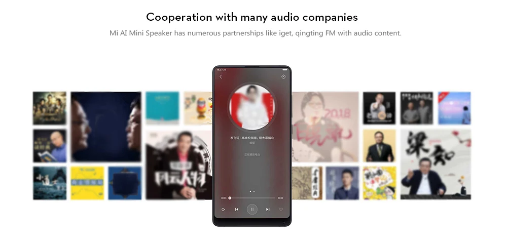 Xiaomi mi Al mi ni Голосовое управление Умный динамик Bluetooth радио плеер Wi-Fi история Теллер портативный динамик