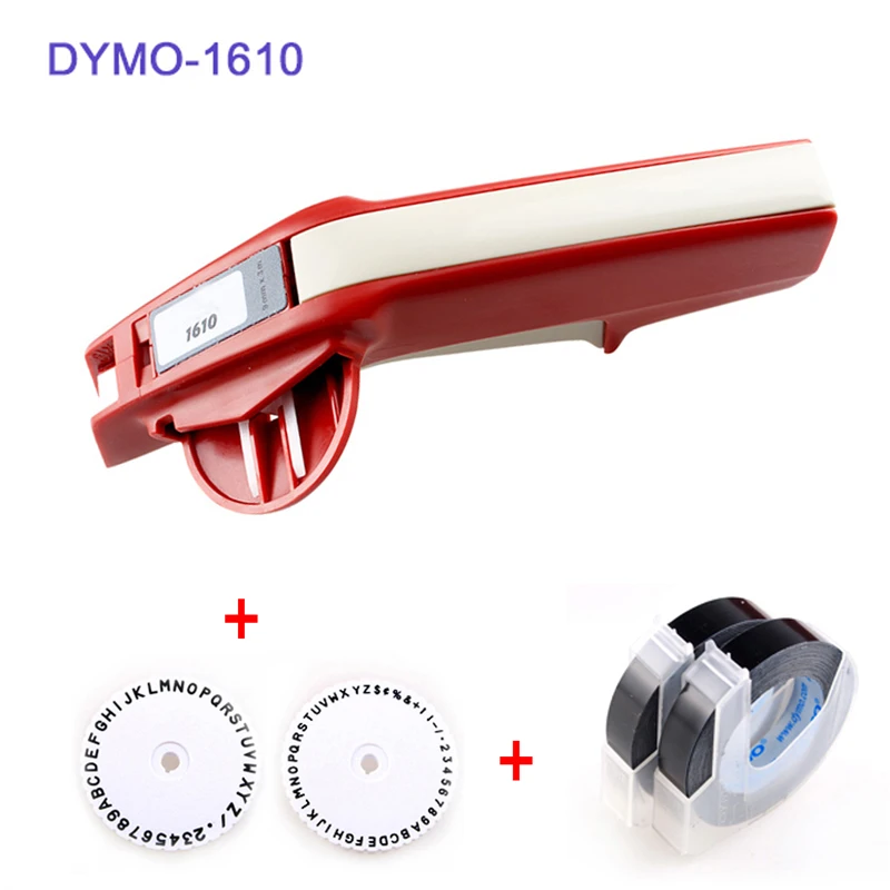 New 1610 Manual Label Printer For Dymo 1610 Manual Label Maker 3D Embossing Plastic Label Manual machine small photo printer