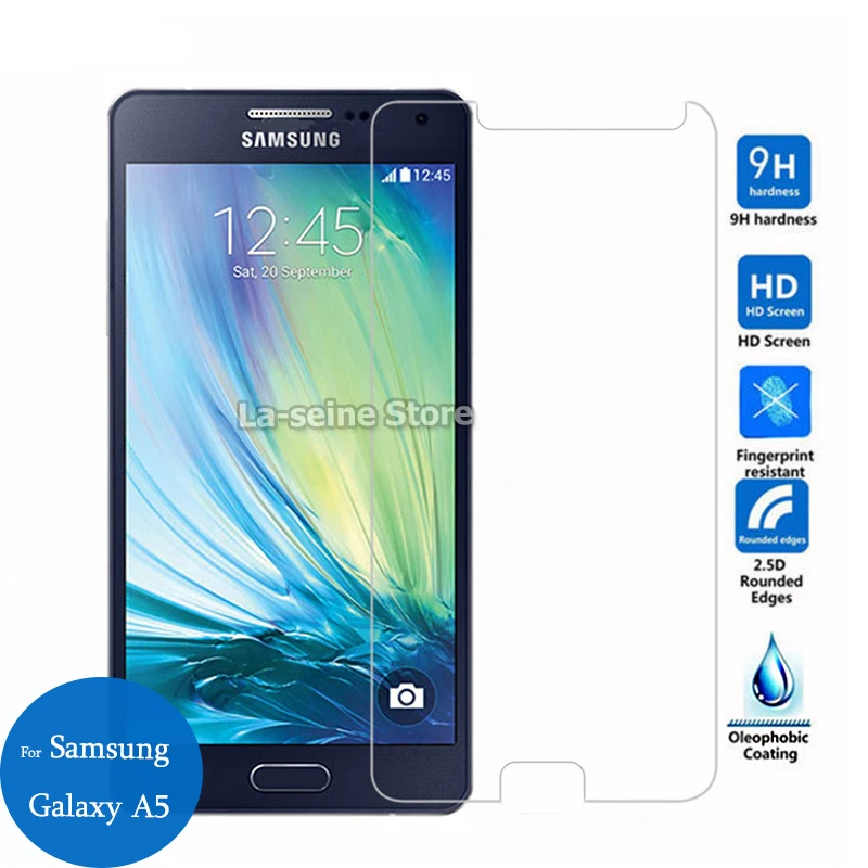 Защитная пленка для экрана из закаленного стекла 2.5D 9h samsung GALAXY A5 5 500F A500 A500F A500H 0 26