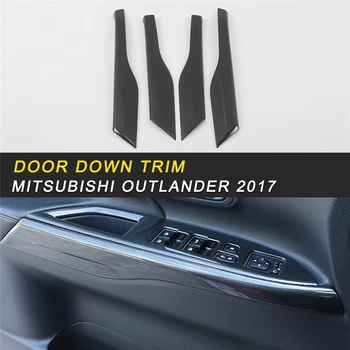 

Inner Door Down Cover Trim Frame Sticker Interior Accessories for Mitsubishi Outlander 2017 Car Styling