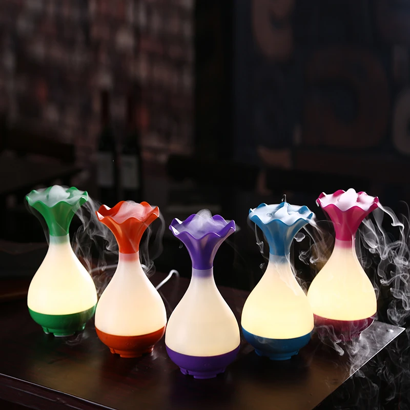 USB Air Humidifier Ultrasonic Aromatherapy Essential Oil Aroma Diffuser with LED Night Light Mist Purifier Atomizer for Home aromatherapy essential oil diffuser mini home air humidifier ultrasonic portable aroma atomizer led purifier mist maker
