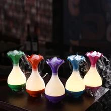 USB Air Humidifier Ultrasonic Aromatherapy Essential Oil Aroma Diffuser with LED Night Light Mist Purifier Atomizer for Home