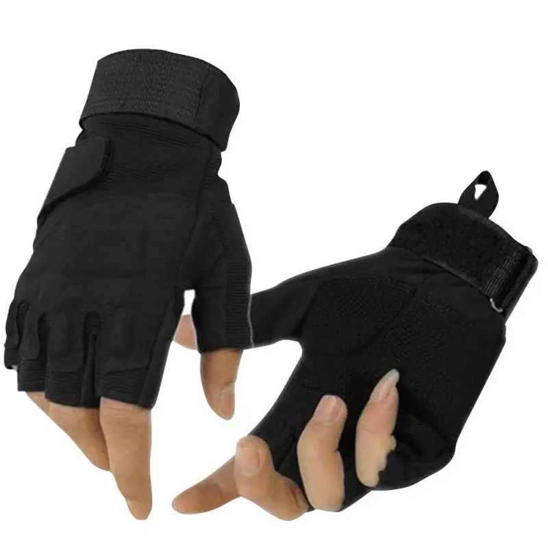 

Hot!! Outdoor Gloves Hunting Winter Windproof Sports Fingerless Military Tactical Hunting Riding Sports Gloves Rn