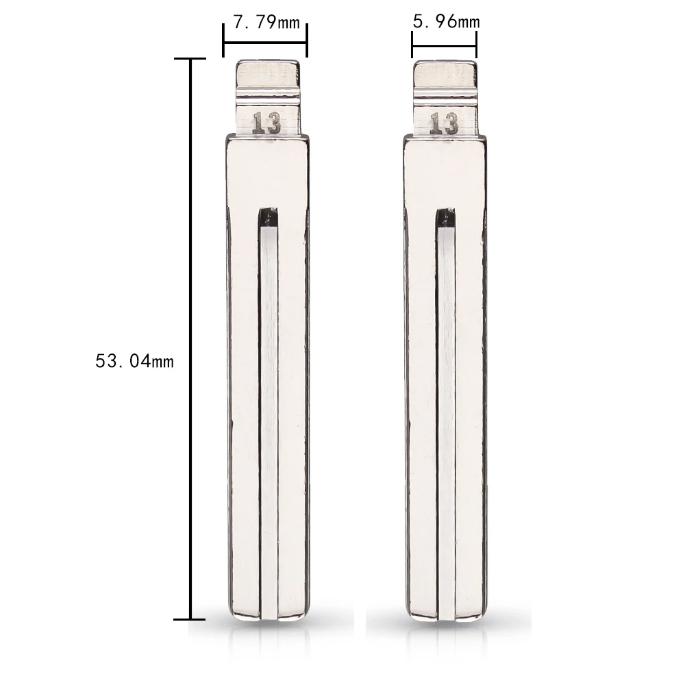 Dandkey 10 шт./лот KEYDIY Универсальные пульты дистанционного управления флип-лезвие 13# для KD дистанционного TOY40 Toy48FH IX35 Verna для Toyota для Lexus