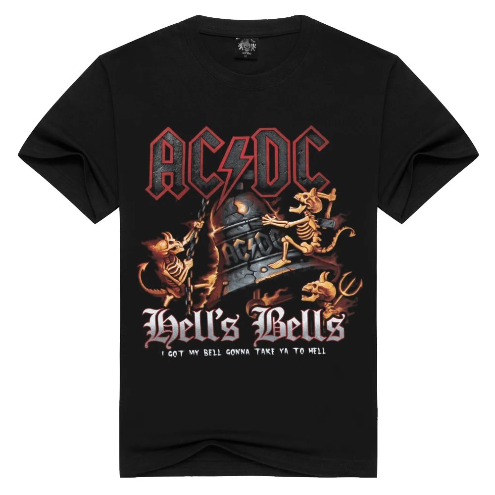 Мужские/женские хлопок AC/футболки с DC хорошее качество ACDC футболка Летняя футболка AC DC BELL'S BELLS черная брендовая одежда футболки - Цвет: DX-38