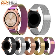Миланская петля, ремешок для наручных часов для xiaomi huami amazfit bip Нержавеющая сталь для samsung Шестерни S2 Спорт для samsung Galaxy Watch 42 мм