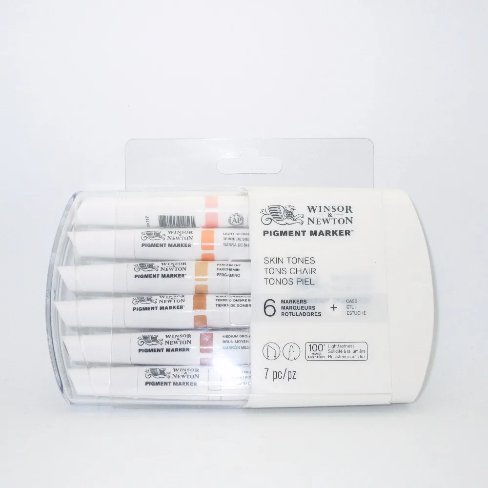 

Winsor & Newton Pigment Marker Skin Tones 6 Markers TONS CHAIR TONOS PIEL