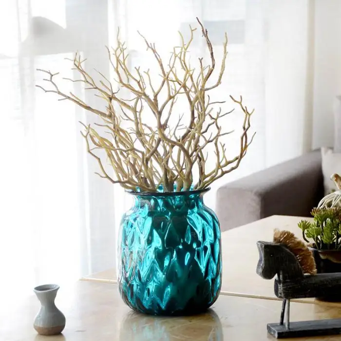 Пластиковые растения искусственные, свадебные украшения сушеное дерево домашний декор Павлин коралловые ветви J2Y