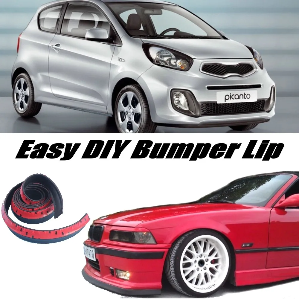 3M Bumper Lip Deflector Front Skirt For KIA Picanto Morning Naza Suria
