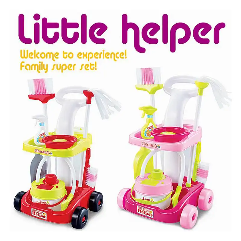 pretend play cleaning