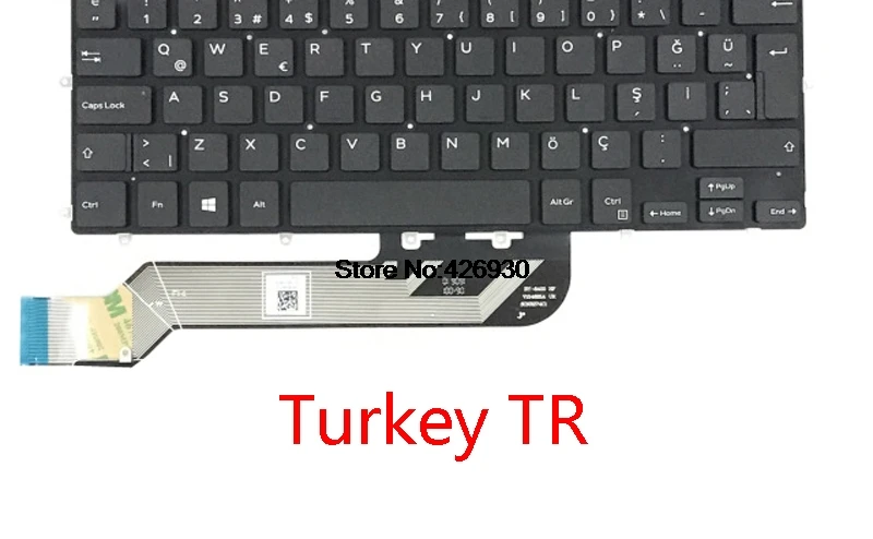 Laptop Keyboard For Dell Inspiron 5368 5378 7375 7460 5568 7560 7569 7572 5370 7370 7373 7573 United Kingdom Uk 0x0hpr X0hpr V1545bk1 New And Original Electronics Computers Accessories