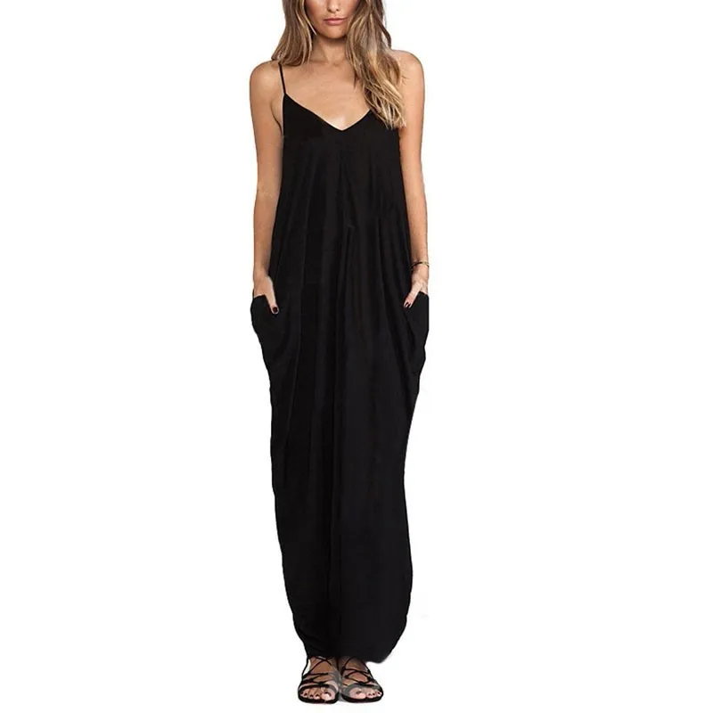 Vestidos Стиль: лето 2016 г. Для женщин Boho бретелек сексуальные v образным вырезом