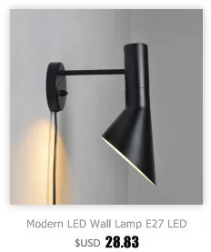 Vintage Outdoor LED Wall Sconce Lamp E26 E27 LED Bulbs Loft Retro Wall Light Luminaire Fixture Antique Glass Industrial Light