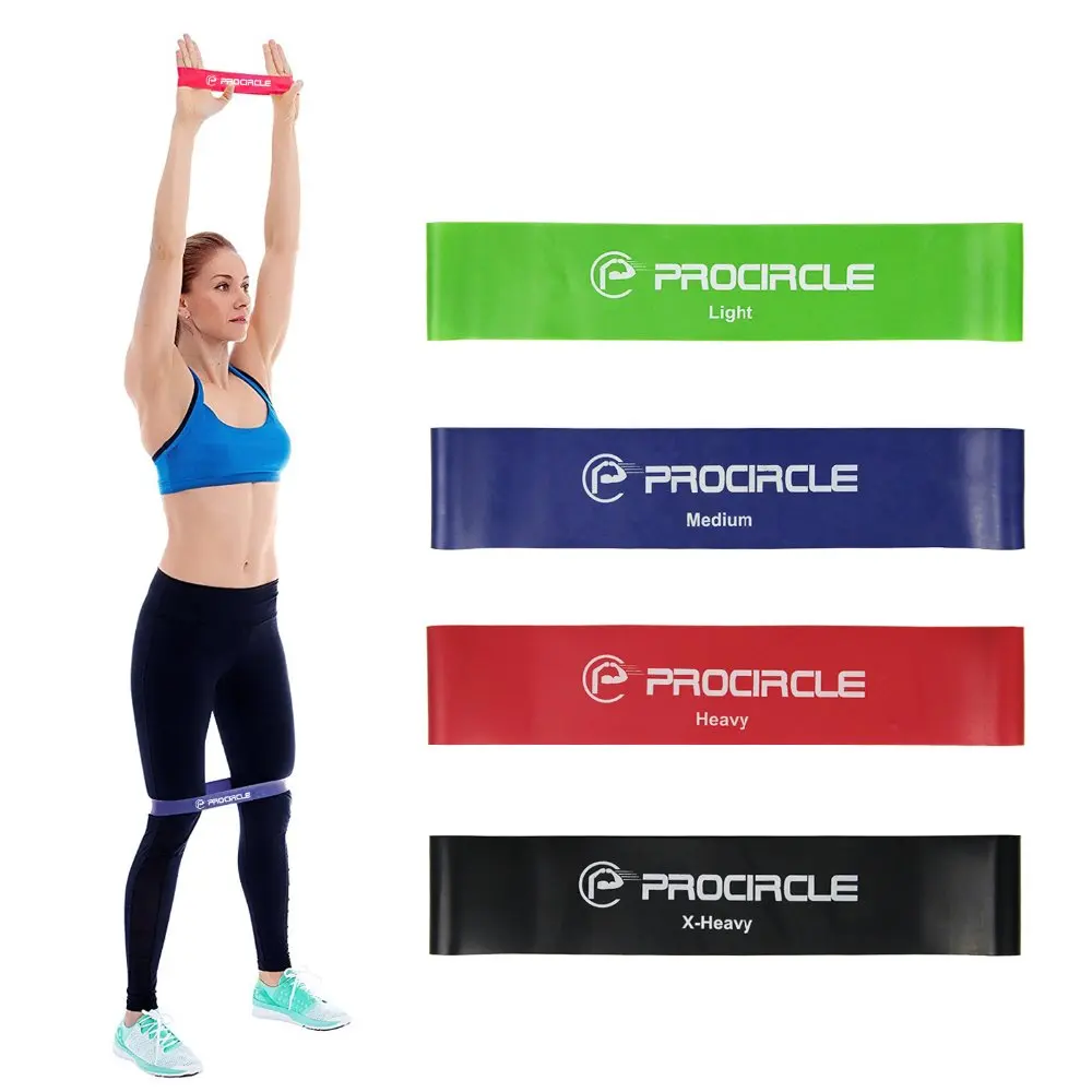 

5Billion Resistance Band Set 4/5 Levels Nature Latex Gym Strength Training Workout Rubber Bands Fitness Equipment Carry Bag