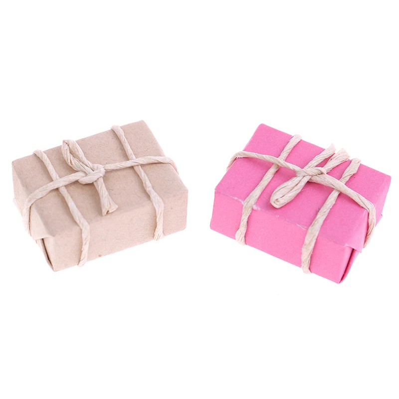 

2019 DIY 1: 12 Sale Dollhouse Dolls House Miniature Furniture Postal Parcel 2 Package Paper