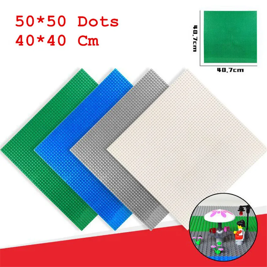 50*50 точек качество опорная плита строительные блоки стены DIY Базовая пластина 40*40