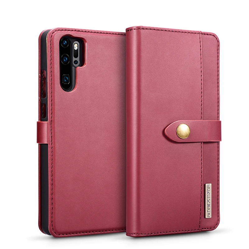 Red Чехол-Кошелек для huawei P30 P20 Pro mate 20 Lite, кожаный держатель для карт, полное покрытие для huawei P 30Pro mate 20 Lite, откидной Чехол-книжка - Цвет: Red