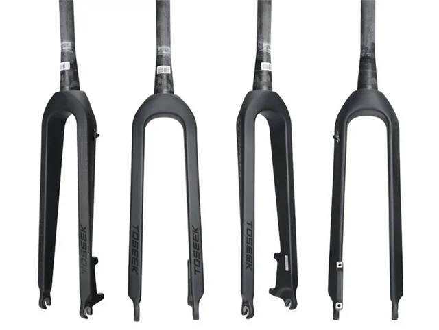 

2018 NEW TOSEEK Full Carbon Mtb Fork 1-1 / 8 '' 1-1 / 2 '' Cone Bicycle Fork Disc Brake 26/27. 5 / 29ER MTB Rigid Carbongabe