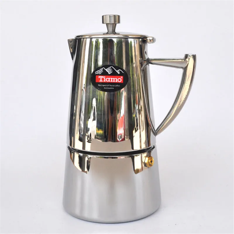 Stainless steel Moka pot aluminum material filter cartridge mocha coffee pots coffee percolators tool filter coffee