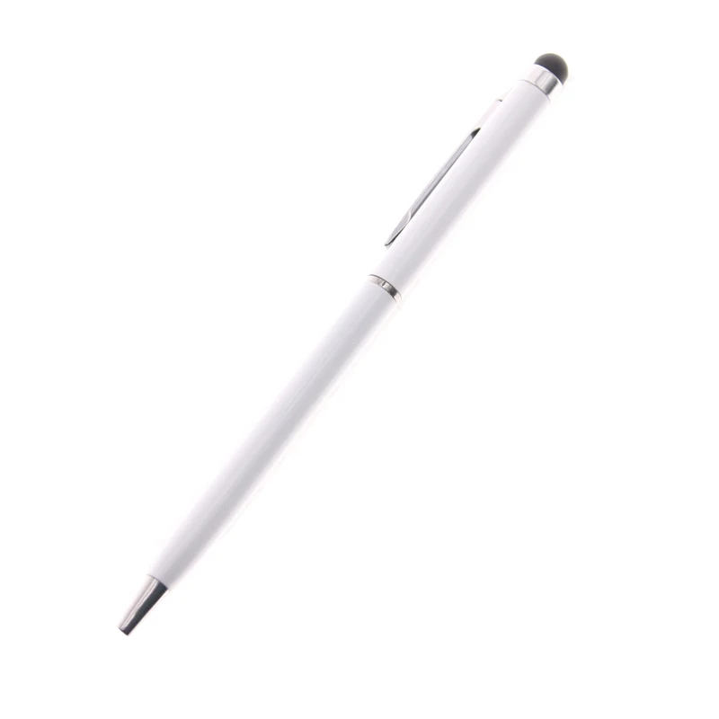 1 шт. 2в1 емкостный сенсорный экран Стилус с шариковой ручкой для мобильного телефона синие чернила материал Escolar