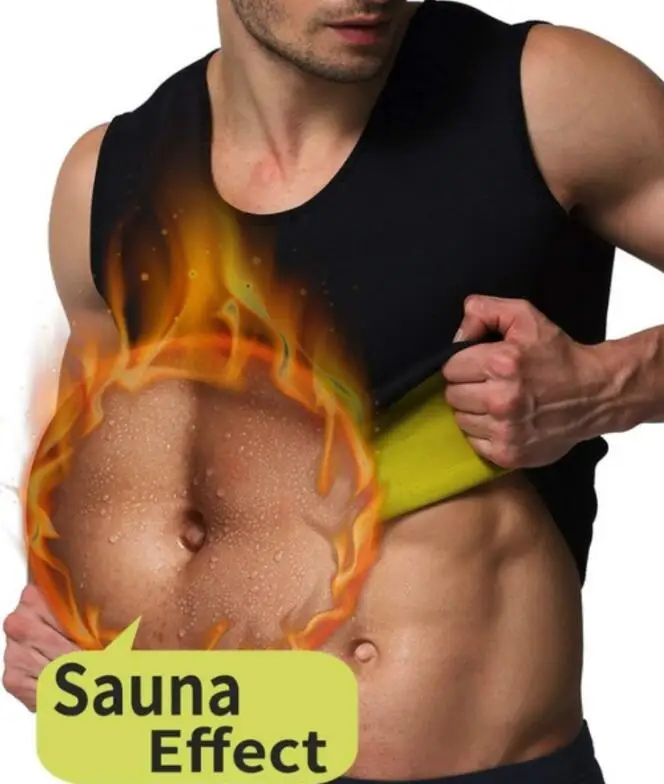 Пояс для похудения мужской жилет шейпер тела неопреновый моделирующий