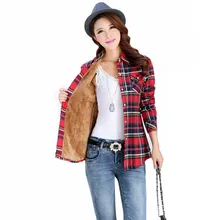 2016 Warm Winter New Hot Fashion Multicolor Women Tops Shirts jacket coat Plus Size Blusas Leisure young Blouses 8898