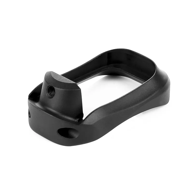 

High Quality Black CNC Aluminum Made Glock Grip Adater Magwell for Glock 17 17L 22 24 31 34 35 37 Base Pad