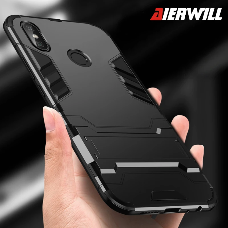 

Armor Case For Xiaomi Mi Max 3 Case Design Holder Shockproof Hybrid Matte Back Cover For Xiaomi Mi Max 3 Cases Robot Fundas