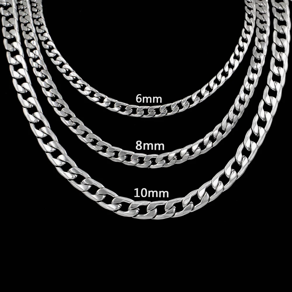 Luxusteel 6mm/8mm10mm Width Link Chain 