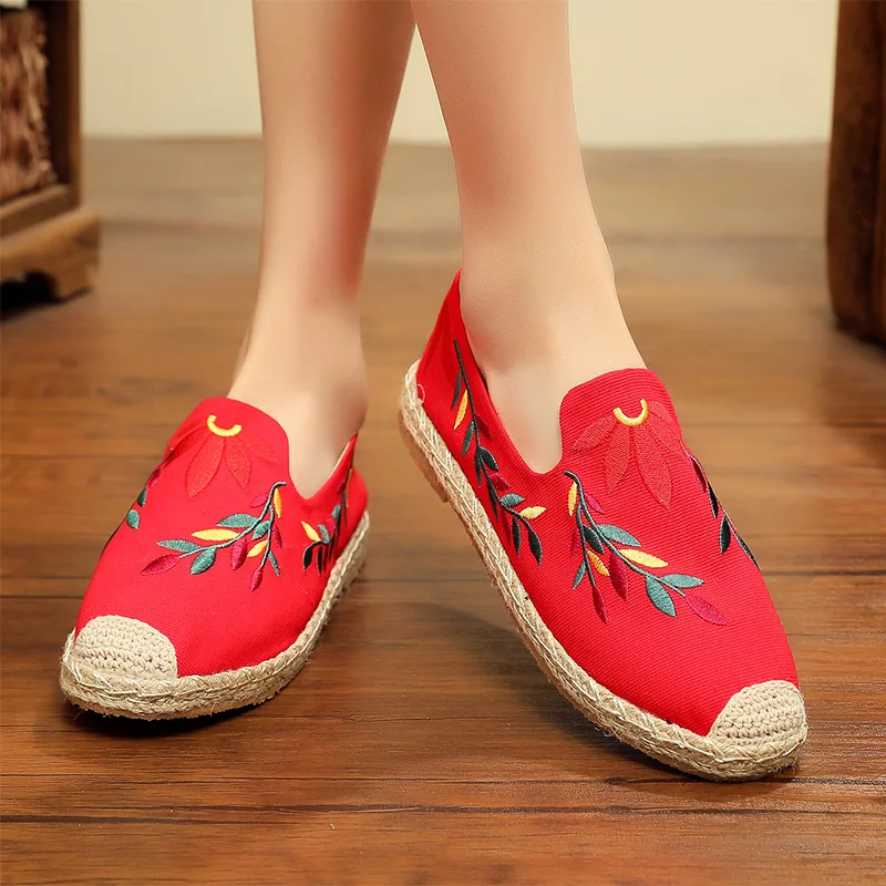 

SONDR vintage embroidery slip on oxford shoes for women 2019 new summer mocasines casuales mujer totem sewing chaussures femmes