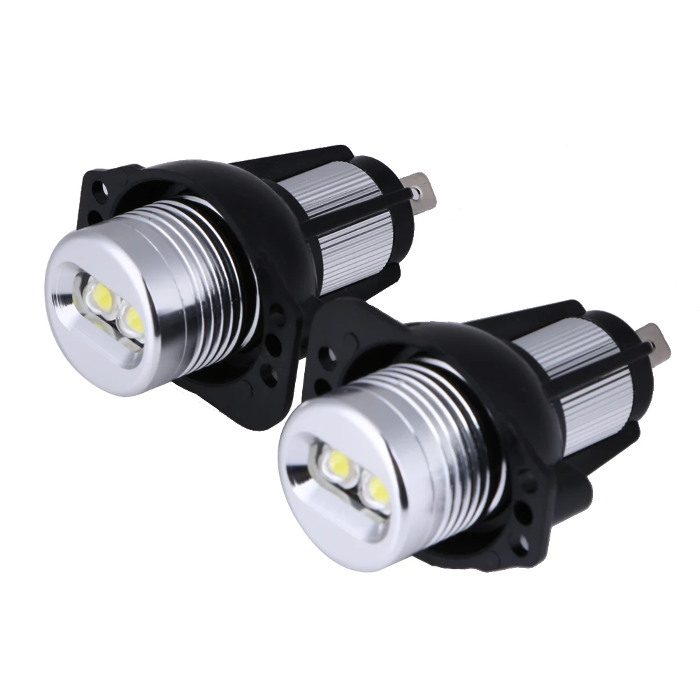 

2x 10W LED 12V Marker Car Angel Eyes Light Car Headlight Bulb Car Fog Lamp Parking Lights For BMW E90 E91 05-08 Headlight