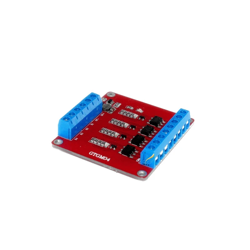 

4 road solid state relay module / high level trigger /48V/1A/ optocoupler isolation output