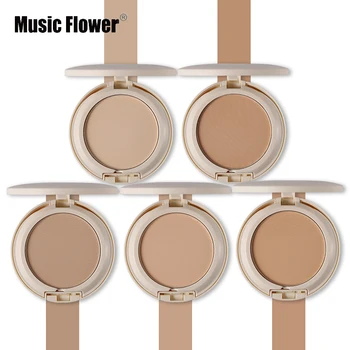

Music Flower Brand Perfect Mineral Pressed Powder Makeup Palette Waterproof Oil-control Long Lasting Foundation Cosmetics 10g