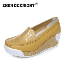 2016 Doux style lady élégant appartements Tout-Allumette robe up belle partie chaussures Floral impression femmes quotidienne plate-forme zapatos mujer