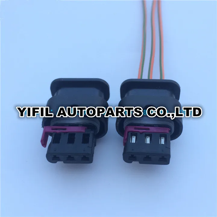 Connecteur Radar Stationnement Connecteur Fiche 3 Broches Pour Radar/capteur - Compatible VW, Audi, Seat, Skoda, BMW - Réf. 4F0973703 Capteur Aide Au Stationnement C4 Picasso - Foto 13